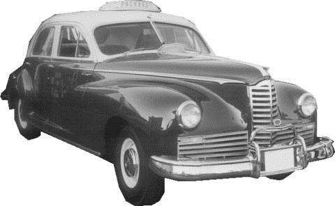 1946 21st 1686 Clipper Six Sedan Taxicab