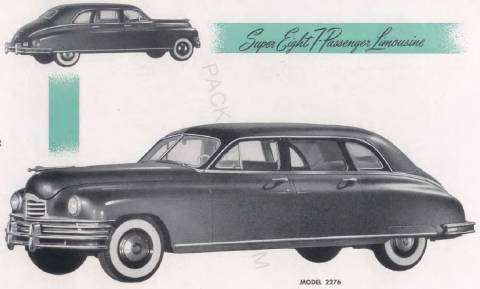 1949 22nd 2276-9 Super Eight Limousine