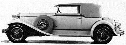 1931 8th 1879 Individual Custom Eigth Convertible Victoria by Dietrich
