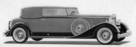 1934 11th 767 Super Eight Convertible Victoria