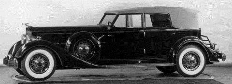 1934 11th 4070 Super Eight Custom Convertible Sedan by Dietrich