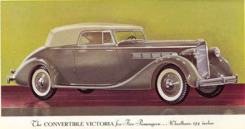 1935 12th 807 Eight Convertible Victoria