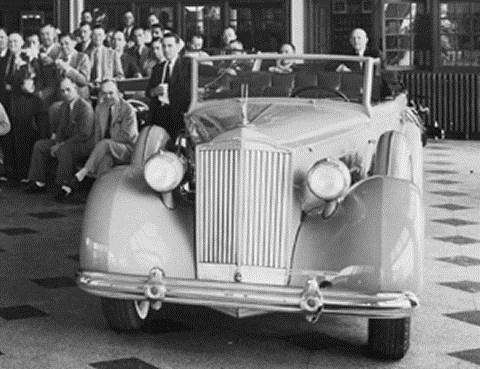 1937 15th 1063 Super Eight Convertible Sedan