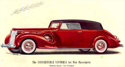 1938 16th 1127 Twelve Convertible Victoria