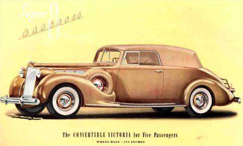 1938 16th 1107 Super Eight Convertible Victoria