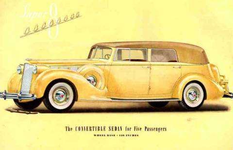 1938 16th 1143 Super Eight Convertible Sedan