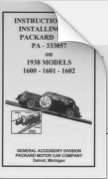1936 NoRol PA-333057 Installation Instructions Image