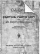 1941 Packard A/C Parts List Image