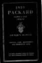 1939 Packard Twelve and Super Eight Owners Manual Image
