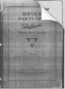 Worm Drive Truck Parts List (May, 1922 Edition) Image