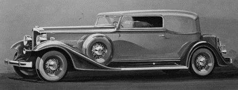 1933 10th 667 Super Eight Victoria Convertible