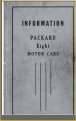 1931 Packard Eight Owners Manual Image