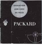 1953 Packard 26th Series Operators Manual (Owners Manual) Image