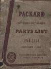 1948-1954 Packard Parts List Image