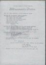 1950 -1956 Complete Utltramatic Service Information Image