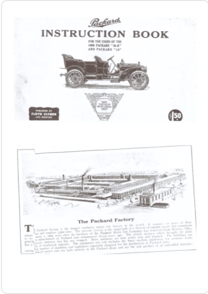1909 Models 30B and 18 Instruction Book Image