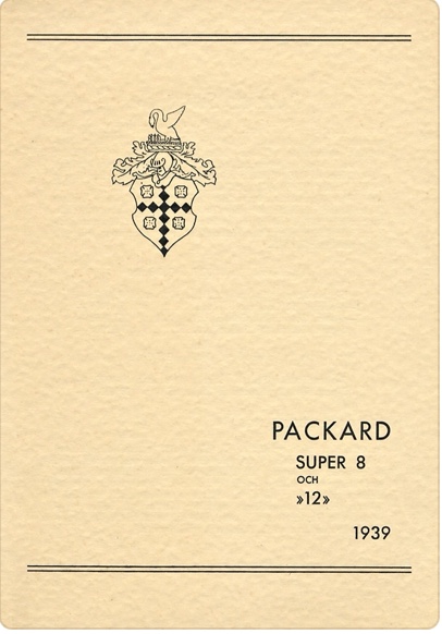 1939 Dealer Price List Super 8 and 12 (Swedish Language) Image