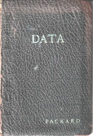 1937 120 and Six (115) Salesman Data Book Image