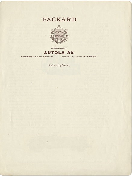 1928 Dealer Brochure (Finnish Language) Image