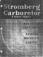 Stromberg Carburetor Packard Manual and Parts Catalog Image