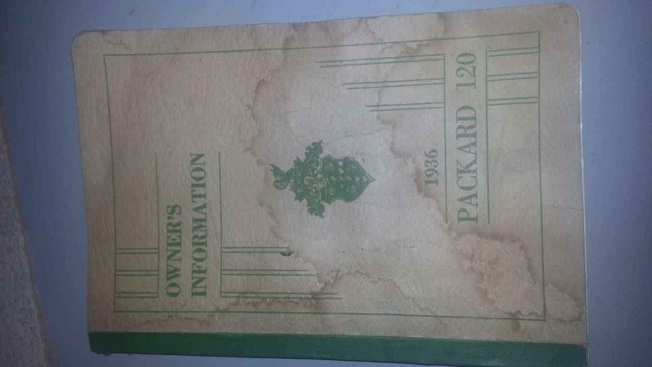 1936 PACKARD  GLOVE BOX