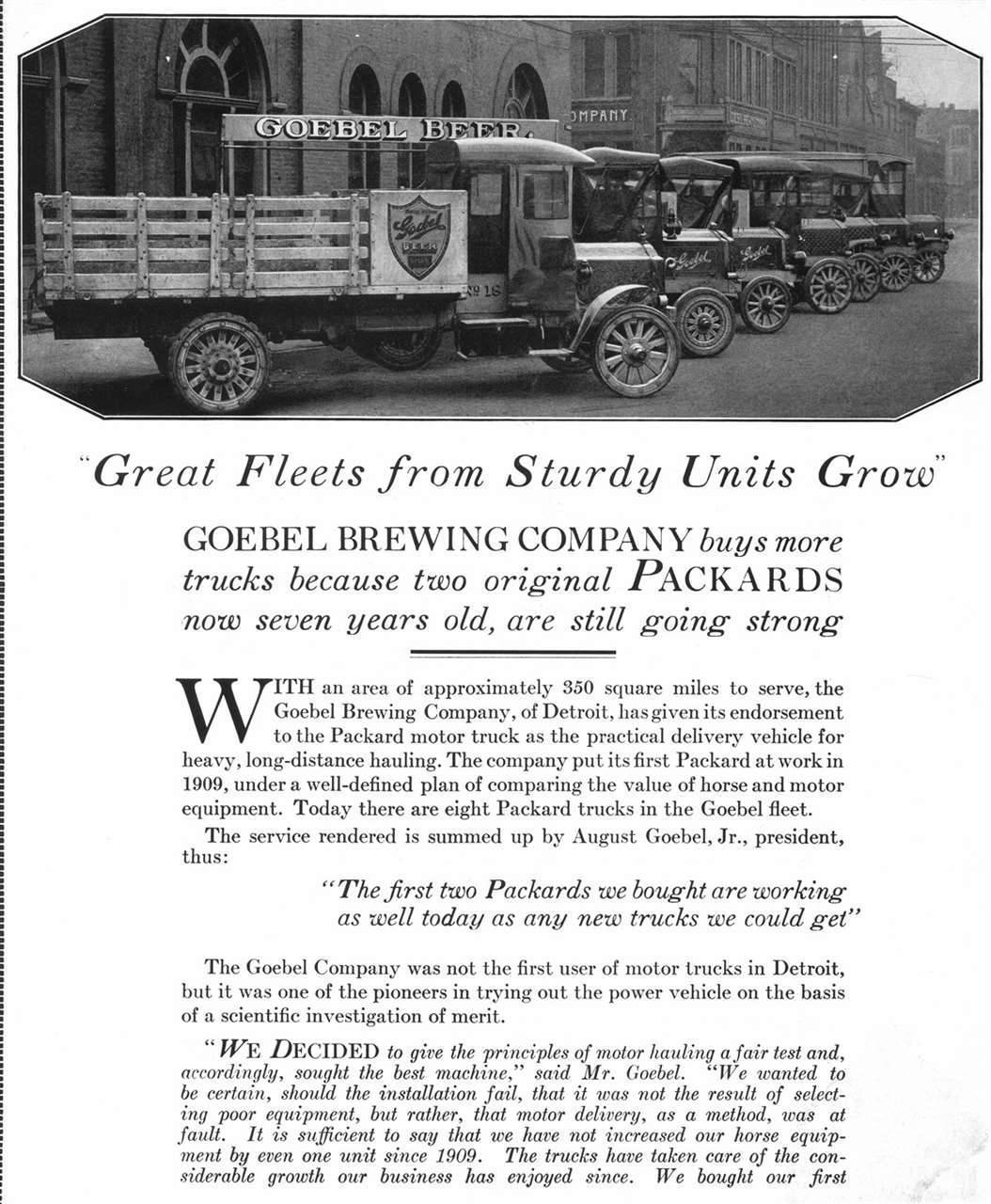 Packard Truck Advert 2