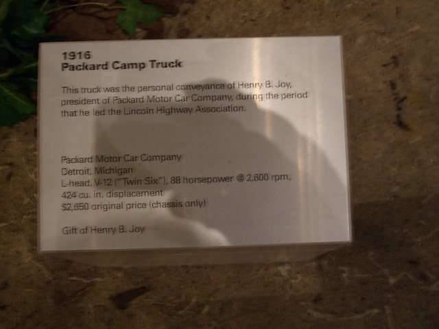 1916 Camp Truck