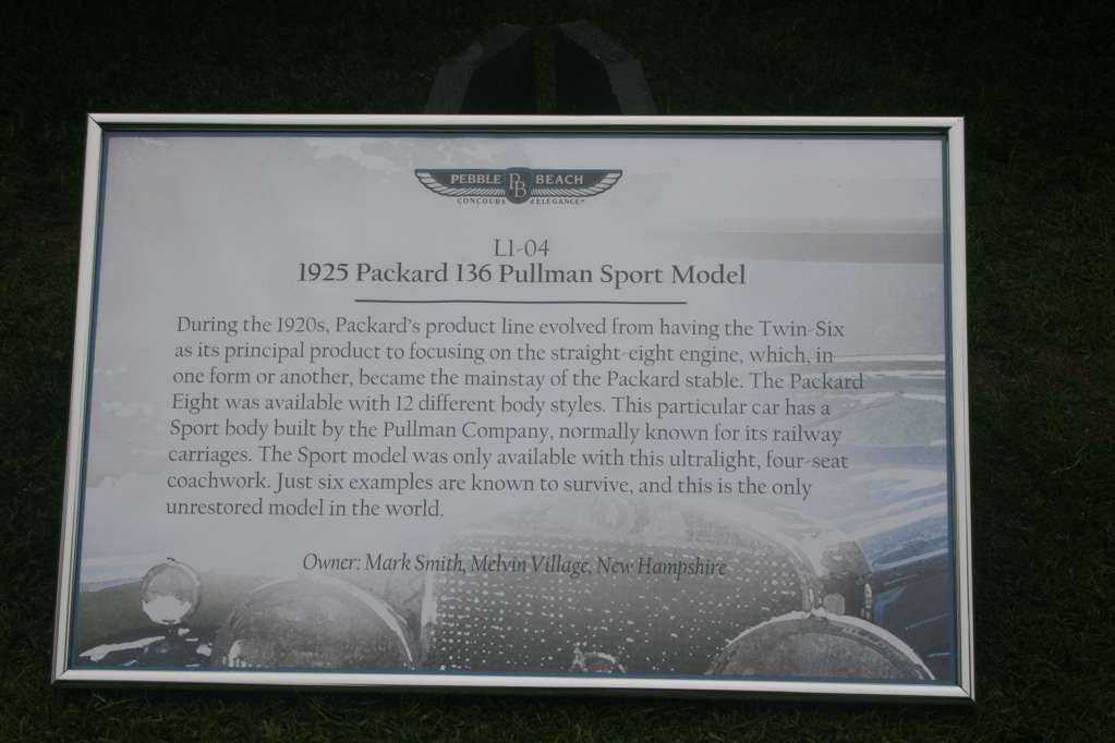 1925 136 Pullman Sport 