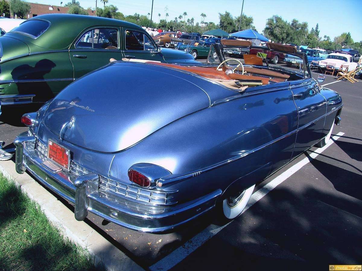 Packard 1950 Super Deluxe 2dr cnvt Blu rvrs