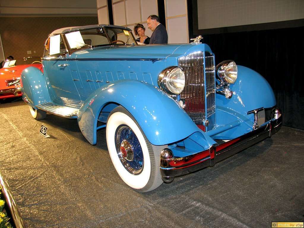 Packard 1934 Twelve Run-about spdstr Blu rsfv