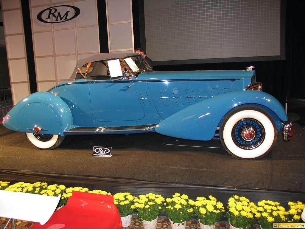 Packard 1934 Twelve Run-about spdstr Blu rsv
