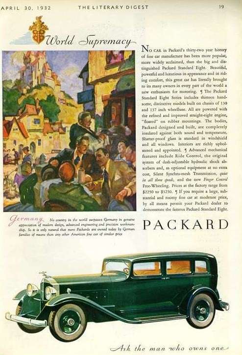 1932 PACKARD ADVERT