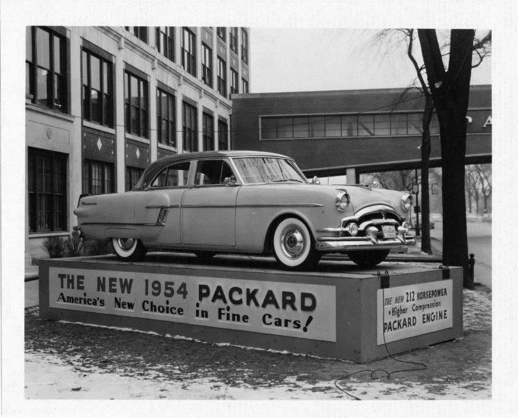 1954 Packard touring sedan, 'The new 1954 Packard America's New Choice in fine Cars!'