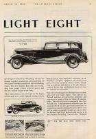 1932 PACKARD LIGHT EIGHT ADVERT RH-B&W