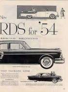 1954 PACKARD ADVERT-RH-B&W