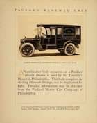 1913 PACKARD AMBULANCE ADVERT-B&W