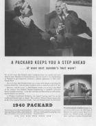 1940 PACKARD ADVERT-B&W