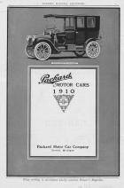 1910 PACKARD ADVERT-B&W