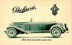 1931 PACKARD CONV VICTORIA POSTCARD-B&W