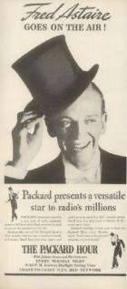 1936 PACKARD RADIO HOUR ADVERT-B&W