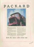 1922 PACKARD TRUCK ADVERT