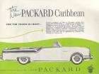 1954 PACKARD CARIBBEAN CONV ADVERT-B&W
