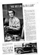 1937 PACKARD ADVERT-B&W