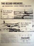 1944 PACKARD ADVERT-B&W