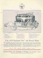 1912 PACKARD SIX ENGINE SHEET