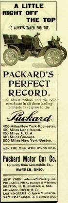1902 PACKARD ADVERT-B&W