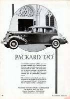 1936 PACKAR 120 EXPORT ADVERT-B&W