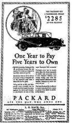 1927 PACKARD ADVERT-B&W