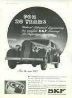 1936 PACKARD-SKF BEARINGS ADVERT-B&W