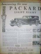 1932 PACKARD NEWSPAPER ADVERT-B&W